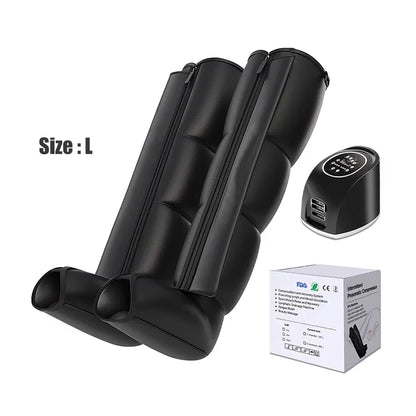 Air Compression Boots Foot Leg Massager Air Pressure Pressotherapy Recovery Lymphatic Drainage Machine Physiotherapy 4 Chamber