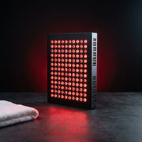 HG1000 Full Body Red Light Therapy Panel, 200 Leds, 660Nm Red & 850Nm Near-Infrared Light, Built-In Timer, Door Hanging Kit — Studio Shot