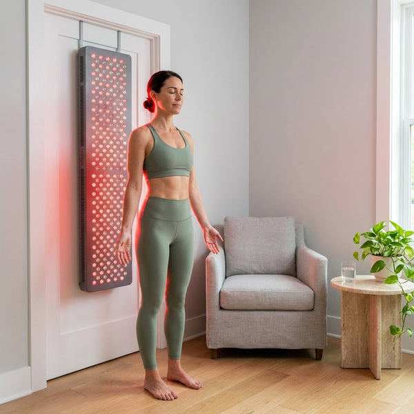 Red Light Therapy Panel Built to Support Daily Recovery, 200 LEDs, 660nm Red & 850nm Near-Infrared, Timer