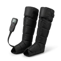 Leg Compression Massager, Full-Leg Compression Boots, Black Medium | 8 Intensity & 6 Modes for Circulation & Muscle Relief, Fast Recovery for Athletes, FSA-HSA Eligible, Gifts for Men & Women — Studio Shot