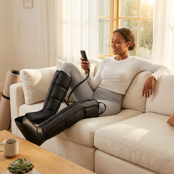 Compression Therapy Boots Designed for Recovery, 8 Intensity Levels, 6 Massage Modes, FSA-HSA Eligible
